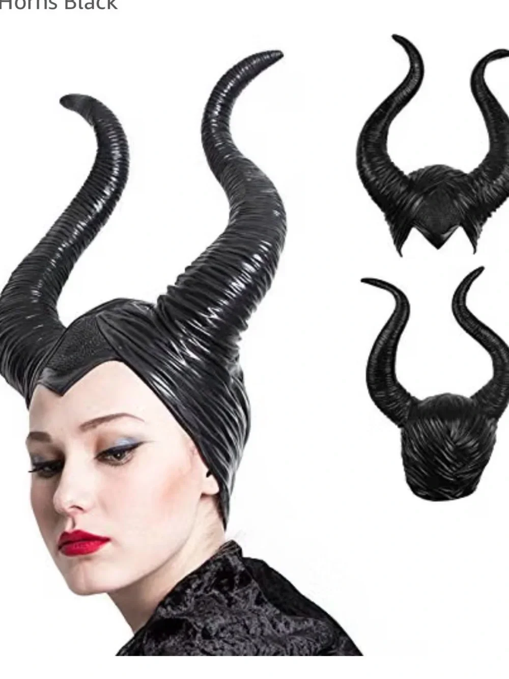 Maleficent Horns Headpiece for Women - Costume Hair Accessory
